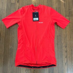SUGOI Red Short Sleeve Cycling Jersey